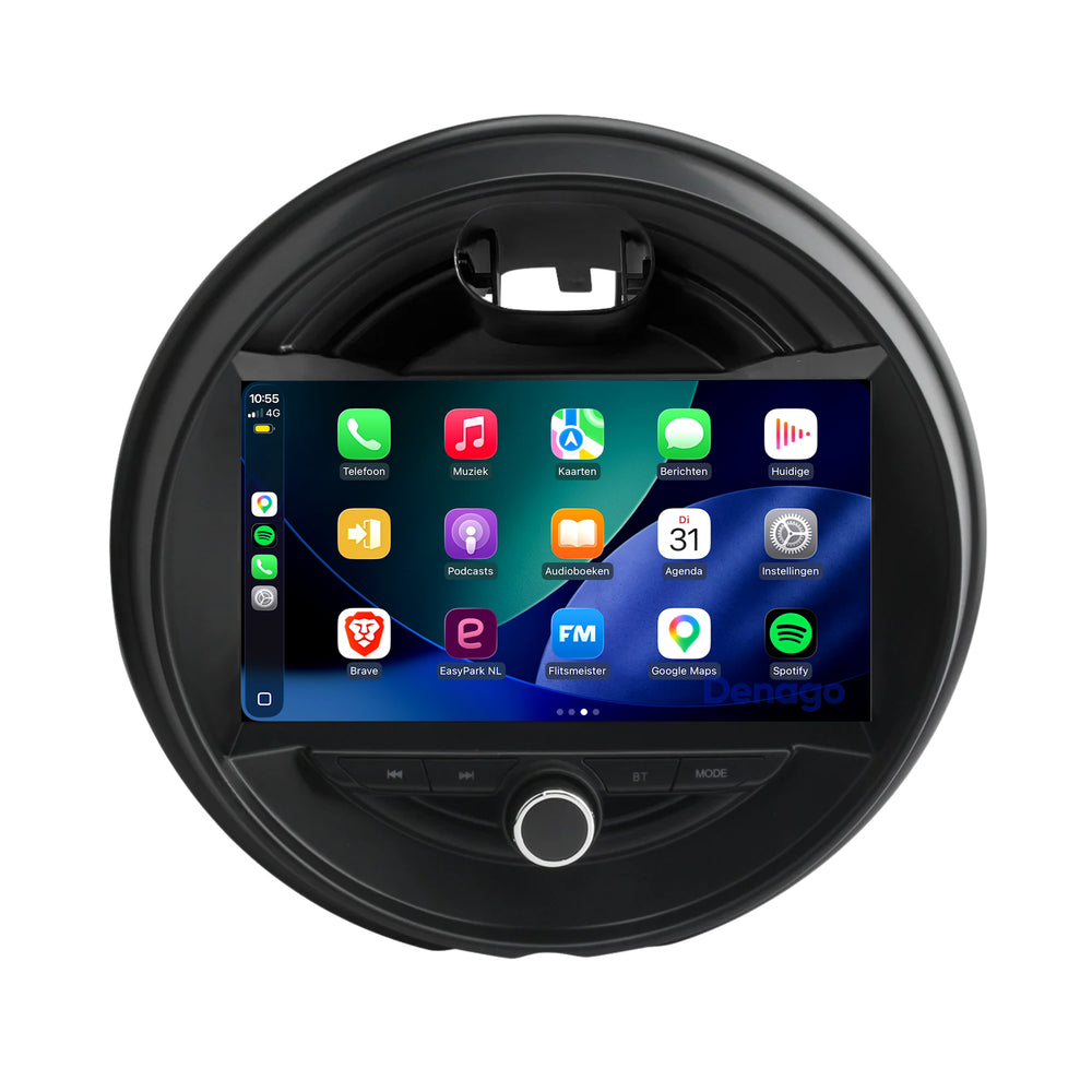 Mini Cooper F55 F56 Clubman CarPlay autoradio | 2014 t/m 2020 | Denago DNG-A498 | 9 inch | Android 13 | Draadloos CarPlay & Android Auto