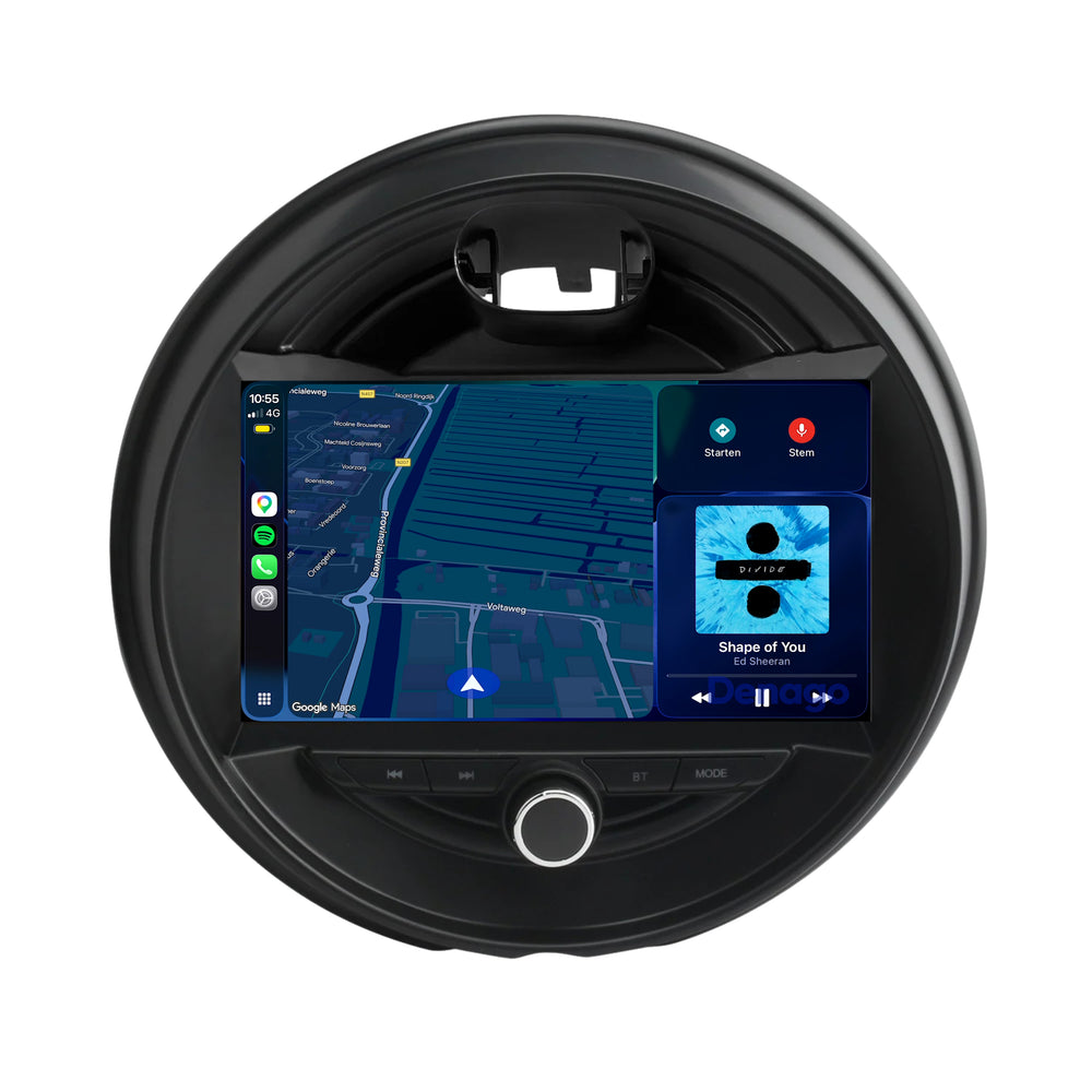 Mini Cooper F55 F56 Clubman CarPlay autoradio | 2014 t/m 2020 | Denago DNG-A498 | 9 inch | Android 13 | Draadloos CarPlay & Android Auto