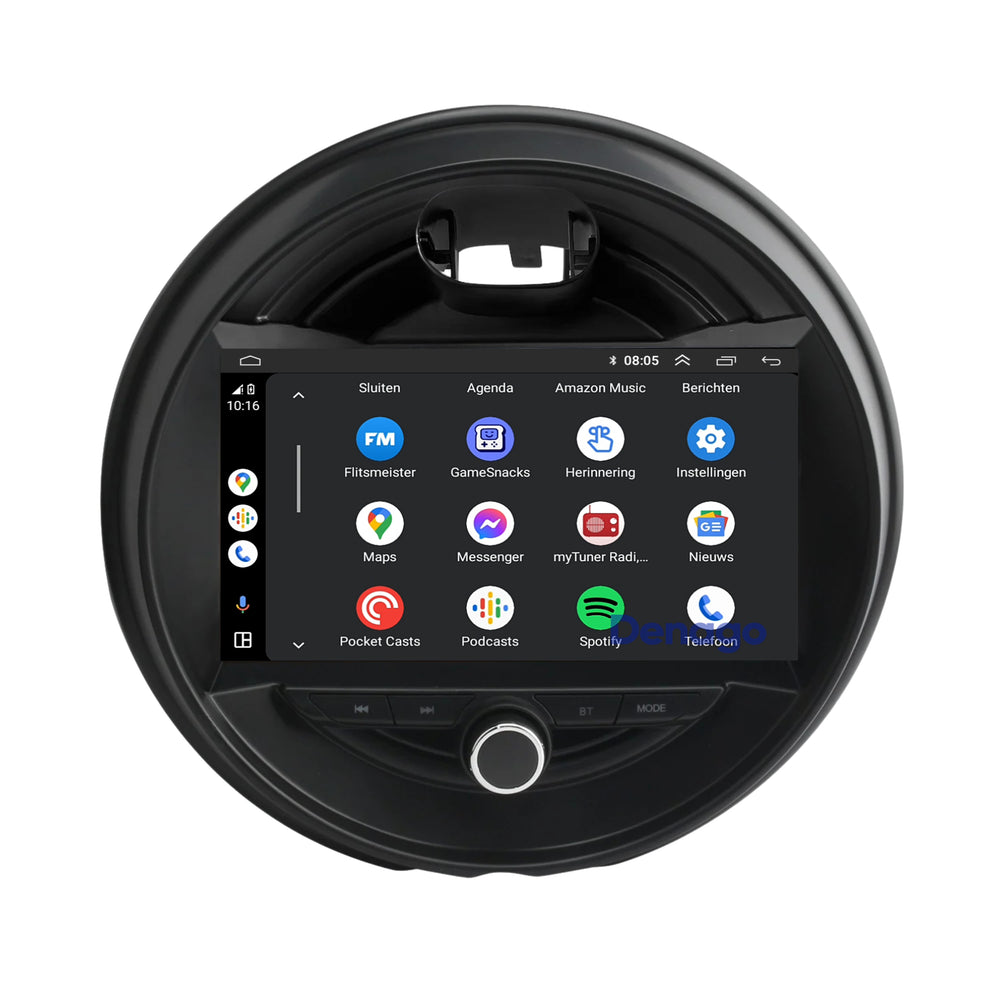 Mini Cooper F55 F56 Clubman CarPlay autoradio | 2014 t/m 2020 | Denago DNG-A498 | 9 inch | Android 13 | Draadloos CarPlay & Android Auto