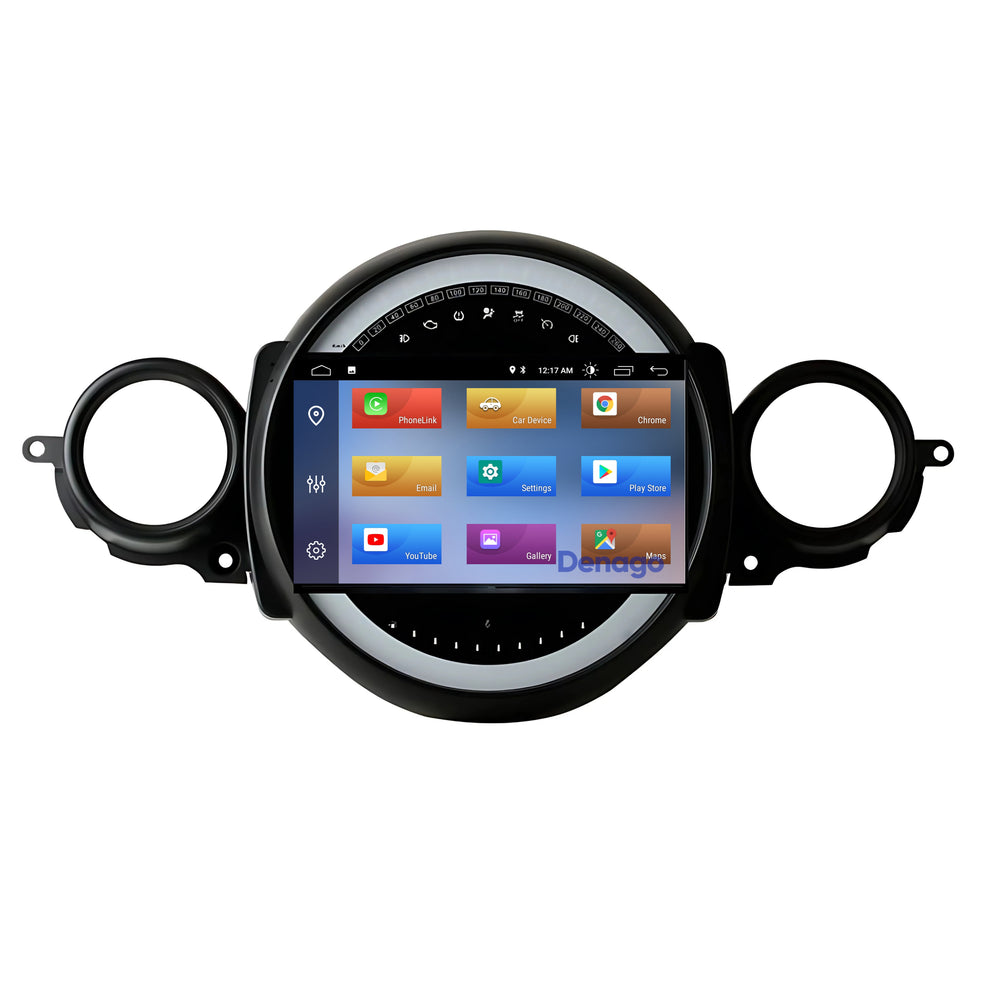Mini Cooper R56 CarPlay car radio | 2008 to 2013 | Denago DNG-A402 | 9 inches | Android 13 | Wireless CarPlay & Android Auto
