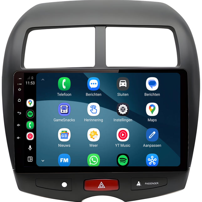 Mitsubishi ASX CarPlay & Android Auto-radio | 2010 til 2015 | 9 tommer | Android 15 | CTX-7117