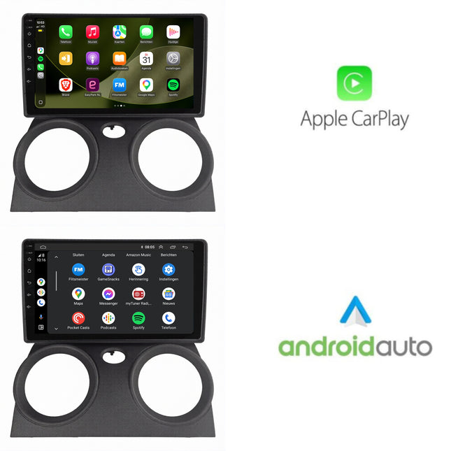 Mitsubishi Colt | Android 13 | Autoradio | 2004 t/m 2014 | CarPlay & Android Auto