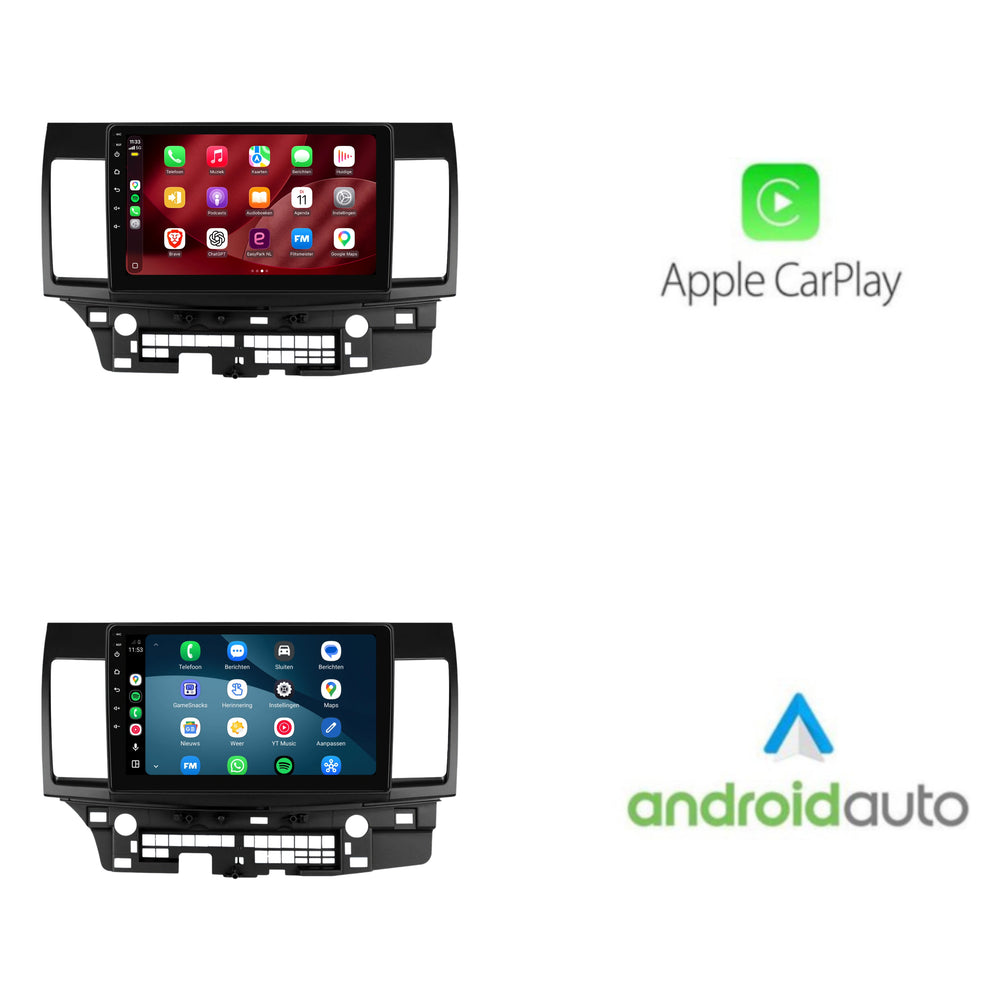 Mitsubishi Lancer CY-radio med CarPlay och Android Auto | 2008–2012 | 10 tum | Android 15 | CTX-7460