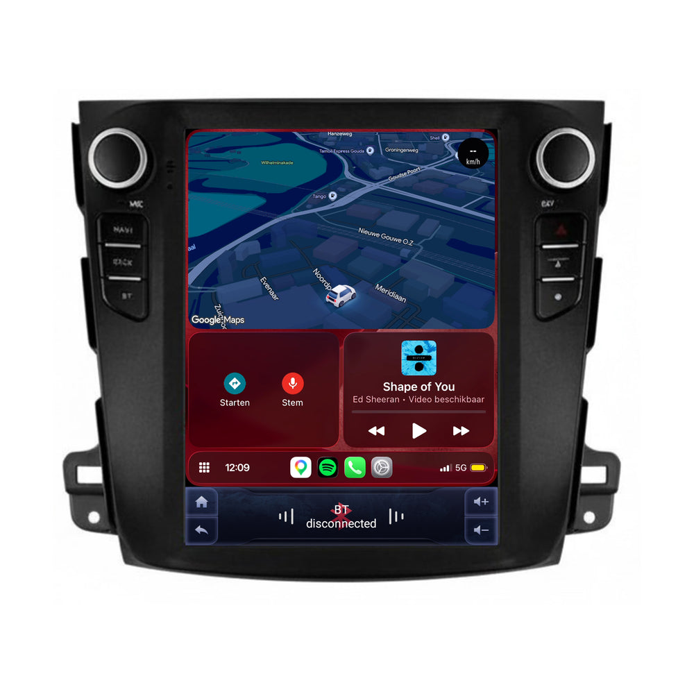 Mitsubishi Outlander CarPlay & Android Auto radio | 2008–2012 | 9.7 inch | Android 15 | CTX-7413