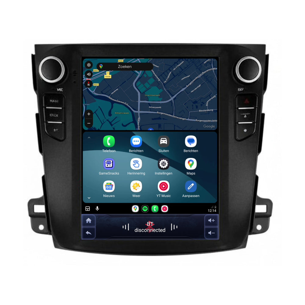 Mitsubishi Outlander CarPlay & Android Auto radio | 2008–2012 | 9.7 inch | Android 15 | CTX-7413