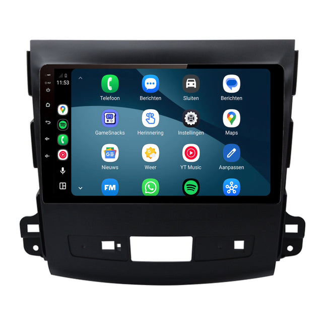 Autoradio Mitsubishi Outlander con CarPlay e Android Auto | dal 2008 al 2012 | 9 pollici | Android 15 | CTX-7170