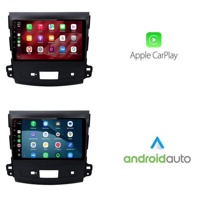 Autoradio Mitsubishi Outlander con CarPlay e Android Auto | dal 2008 al 2012 | 9 pollici | Android 15 | CTX-7170