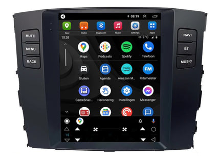 Mitsubishi Pajero CarPlay autoradio | 2006 t/m 2014 | Denago DNG-A414 | 10 inch Tesla Style | Android 13 | Draadloos CarPlay & Android Auto