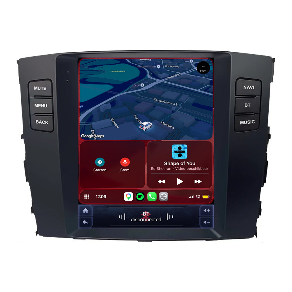 Autoradio CarPlay e Android Auto per Mitsubishi Pajero | 2006–2014 | 9.7 pollici | Android 15 | CTX-7414
