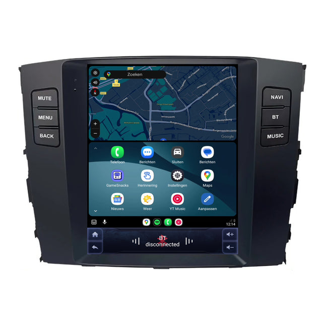 Mitsubishi Pajero-Radio mit CarPlay & Android Auto | 2006–2014 | 9.7 Zoll | Android 15 | CTX-7414