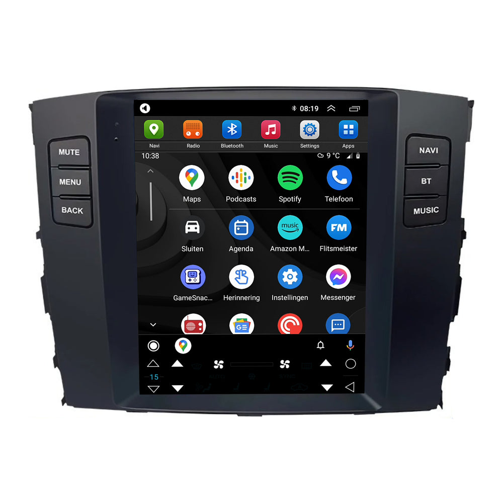 Mitsubishi Pajero Tesla Style | Android 13 | Car radio | 2006 to 2014 | CarPlay & Android Auto
