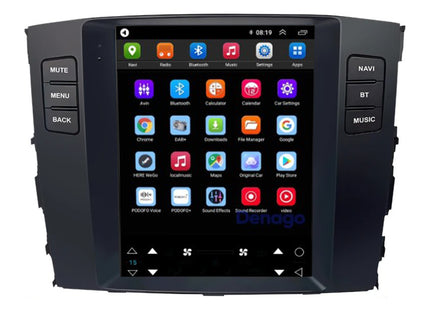 Mitsubishi Pajero CarPlay autoradio | 2006 t/m 2014 | Denago DNG-A414 | 10 inch Tesla Style | Android 13 | Draadloos CarPlay & Android Auto
