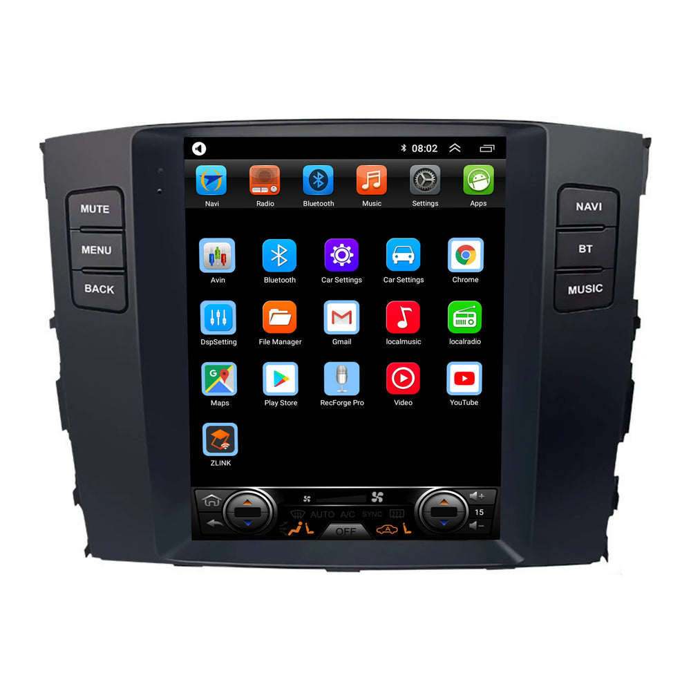Mitsubishi Pajero Tesla Style | Android 13 | Car radio | 2006 to 2014 | CarPlay & Android Auto
