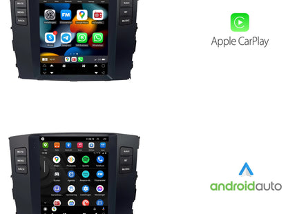 Mitsubishi Pajero Tesla Style | Android 13 | Autoradio | 2006 t/m 2014 | CarPlay & Android Auto