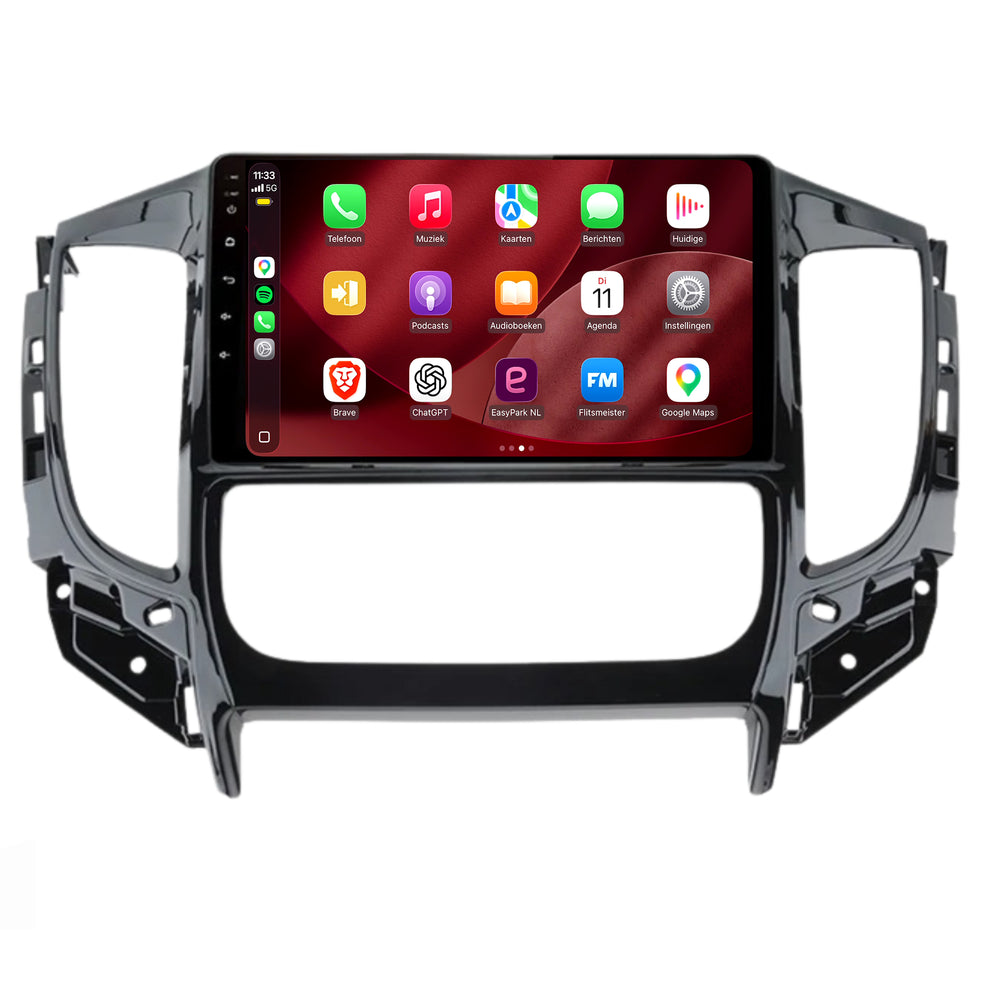 Mitsubishi Triton CarPlay & Android Auto radio | 2015 t/m 2022 | 9 inch | Android 15 | CTX-7177