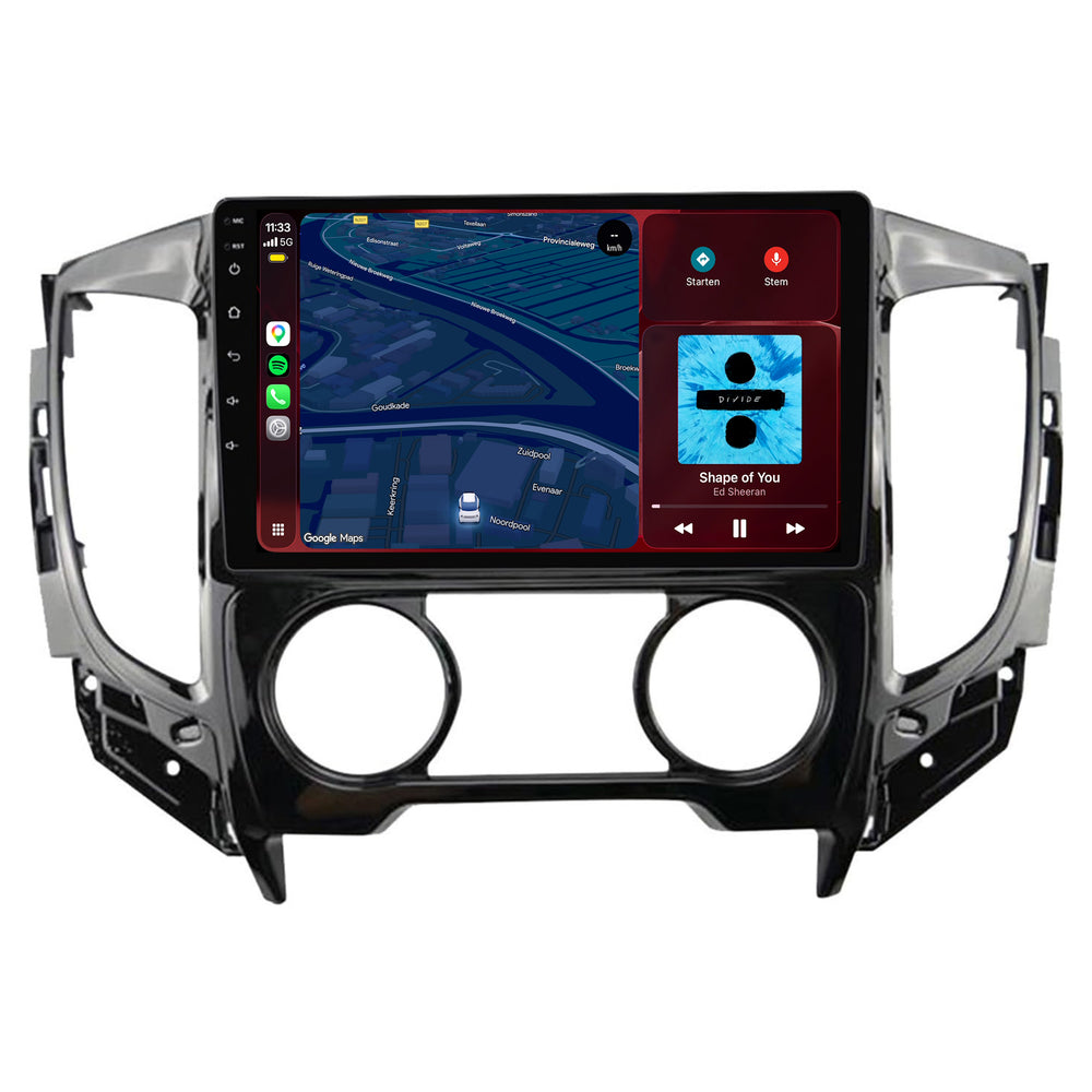 Radio z CarPlay i Android Auto do Mitsubishi Triton | 2015–2018 | 9 cali | Android 15 | CTX-7285