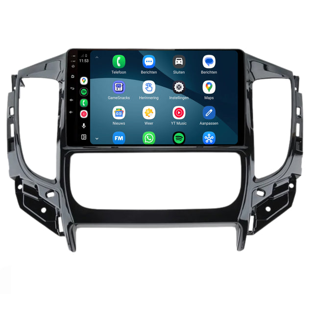 Mitsubishi Triton-radio med CarPlay & Android Auto | 2015 til 2022 | 9 inch | Android 15 | CTX-7177