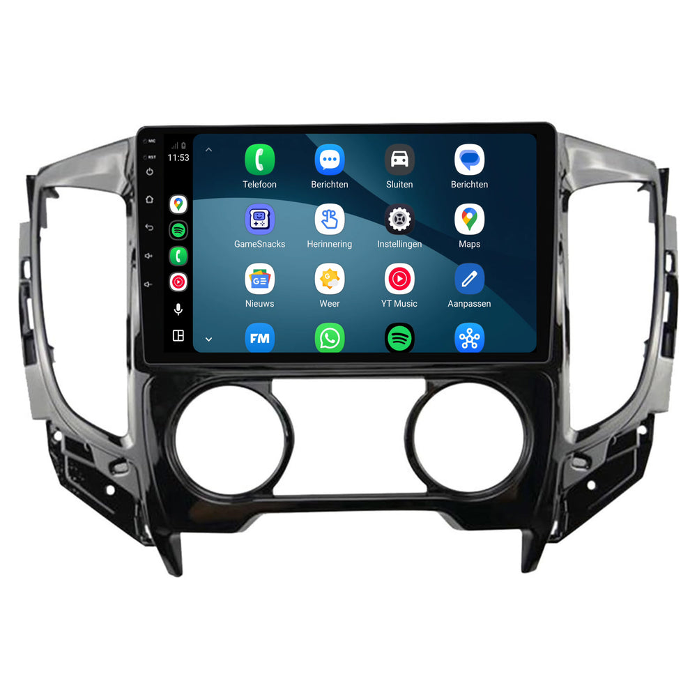 Radio z CarPlay i Android Auto do Mitsubishi Triton | 2015–2018 | 9 cali | Android 15 | CTX-7285