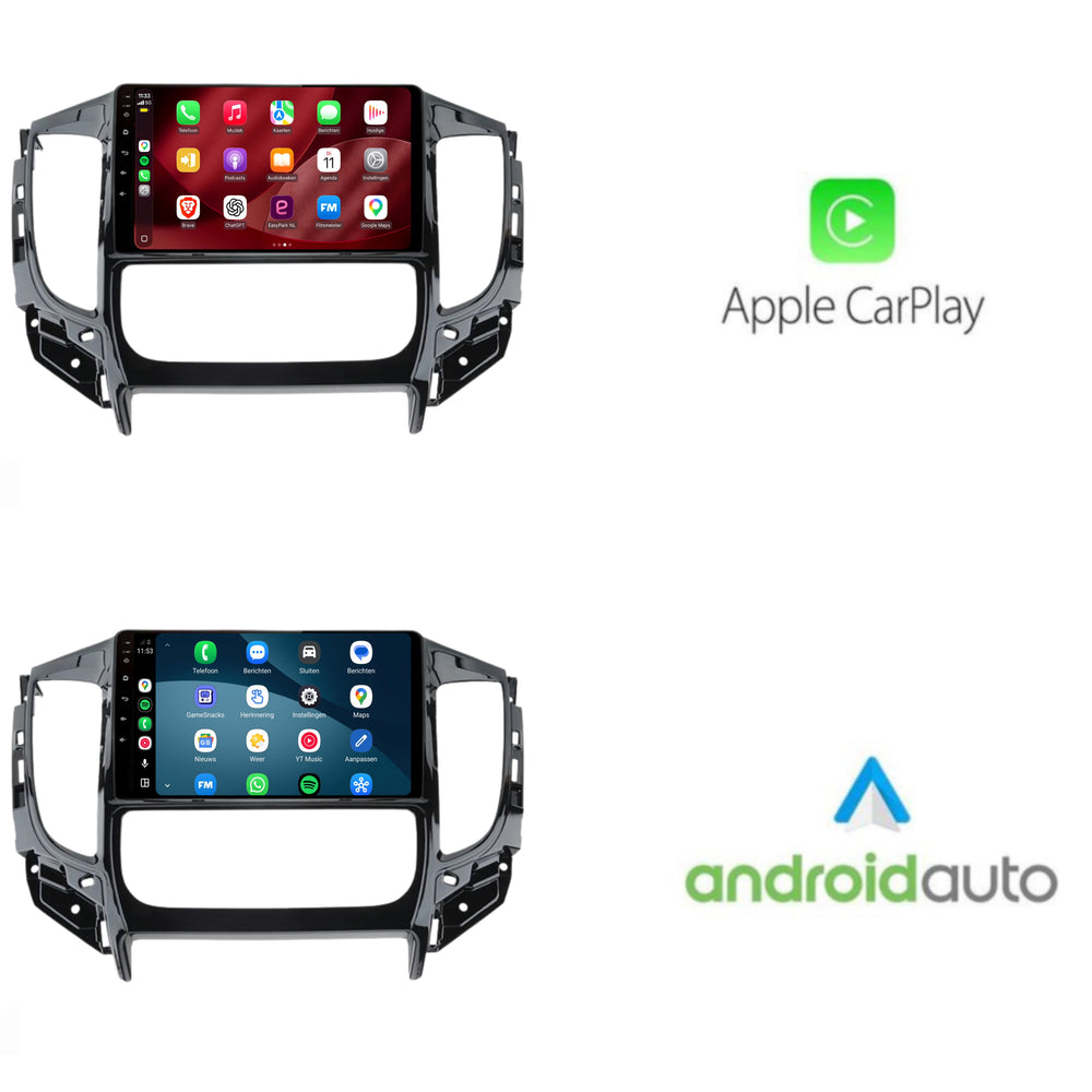 Mitsubishi Triton CarPlay & Android Auto radio | 2015 t/m 2022 | 9 inch | Android 15 | CTX-7177