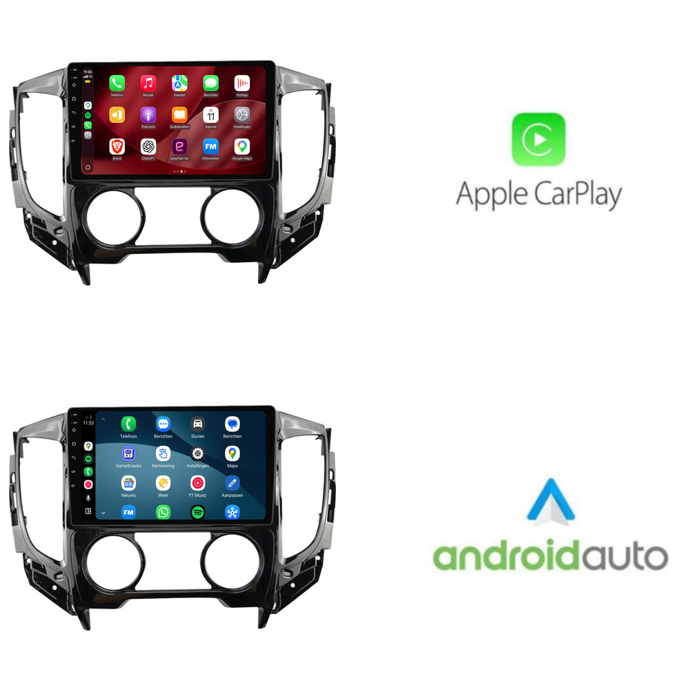 Radio z CarPlay i Android Auto do Mitsubishi Triton | 2015–2018 | 9 cali | Android 15 | CTX-7285
