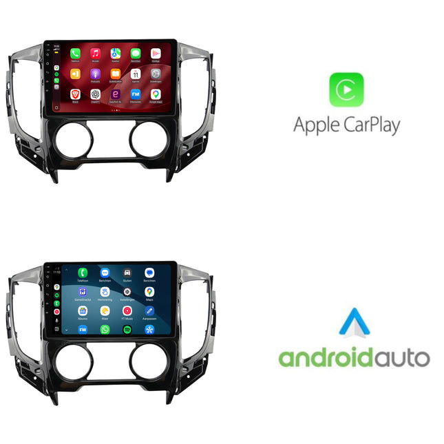 Mitsubishi Triton Radio mit CarPlay & Android Auto | 2015–2018 | 9 Zoll | Android 15 | CTX-7285