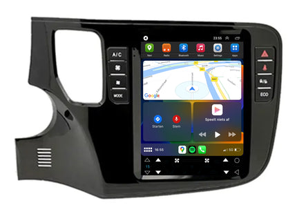 Mitsubishi Outlander Tesla Style | Android 13 | Autoradio | 2012 t/m 2019 | CarPlay & Android Auto