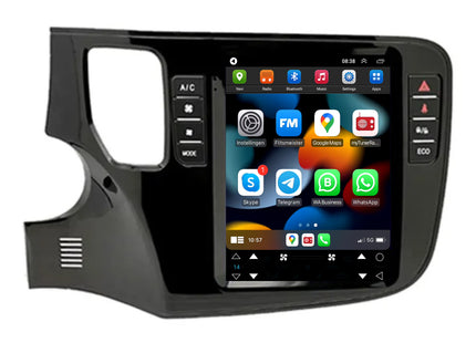 Mitsubishi Outlander Tesla Style | Android 13 | Autoradio | 2012 t/m 2019 | CarPlay & Android Auto