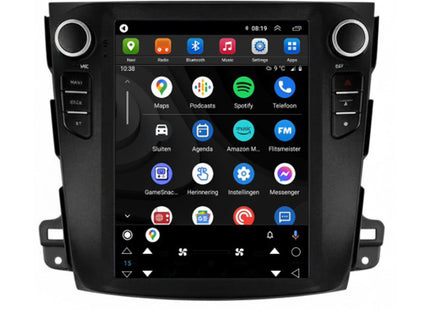 Mitsubishi Outlander CarPlay autoradio | 2008 t/m 2012 | Denago DNG-A413 | 10 inch Tesla Style | Android 13 | Draadloos CarPlay & Android Auto