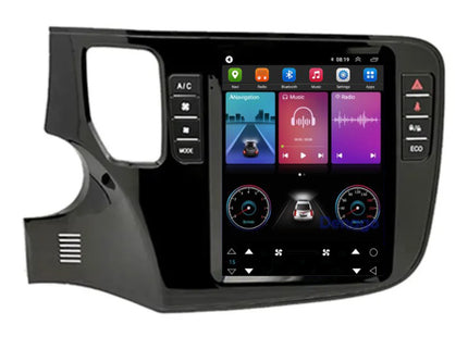 Mitsubishi Outlander CarPlay autoradio | 2012 t/m 2019 | Denago DNG-A412 | 10 inch Tesla Style | Android 13 | Draadloos CarPlay & Android Auto