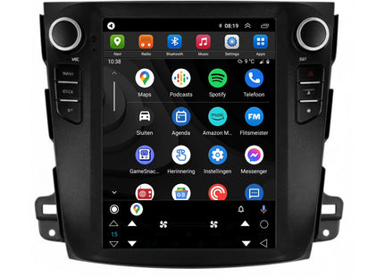 Mitsubishi Outlander Tesla Style | Android 13 | Autoradio | 2008 t/m 2012 | CarPlay & Android Auto