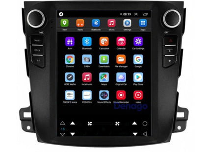 Mitsubishi Outlander CarPlay autoradio | 2008 t/m 2012 | Denago DNG-A413 | 10 inch Tesla Style | Android 13 | Draadloos CarPlay & Android Auto