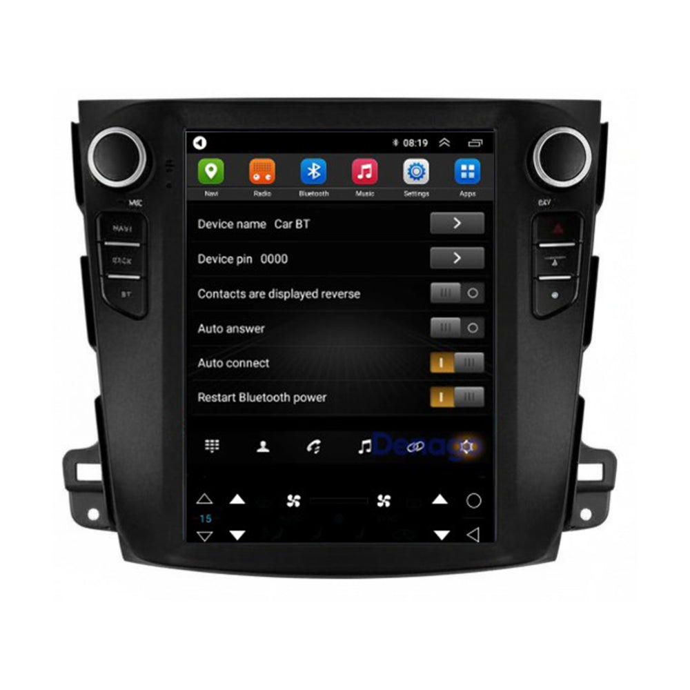 Mitsubishi Outlander CarPlay car radio | 2008 to 2012 | Denago DNG-A413 | 10 inch Tesla Style | Android 13 | Wireless CarPlay & Android Auto