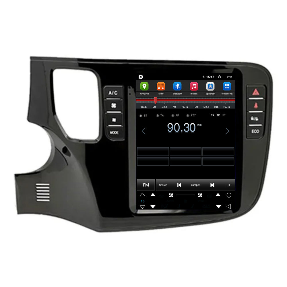 Mitsubishi Outlander Tesla Style | Android 13 | Car radio | 2012 to 2019 | CarPlay & Android Auto
