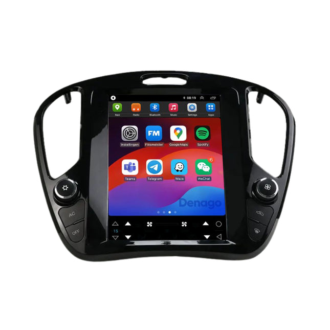 Nissan Juke CarPlay autoradio | 2010 t/m 2019 | Denago DNG-A421 | 9.7 inch Tesla Style | Android 13 | Draadloos CarPlay & Android Auto