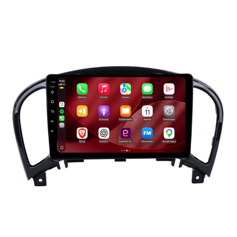 Nissan Juke CarPlay & Android Auto radio | 2010 t/m 2019 | 9 inch | Android 15 | CTX-7187