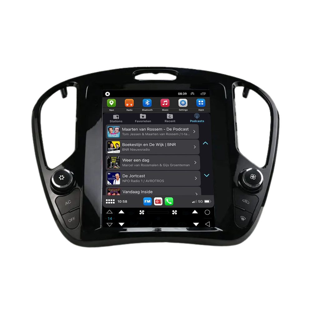 Nissan Juke Tesla Style | Android 13 | Car radio | 2010 to 2019 | CarPlay & Android Auto