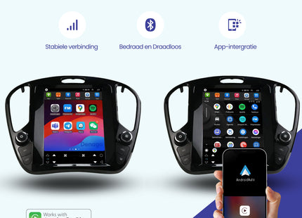Nissan Juke CarPlay autoradio | 2010 t/m 2019 | Denago DNG-A421 | 9.7 inch Tesla Style | Android 13 | Draadloos CarPlay & Android Auto