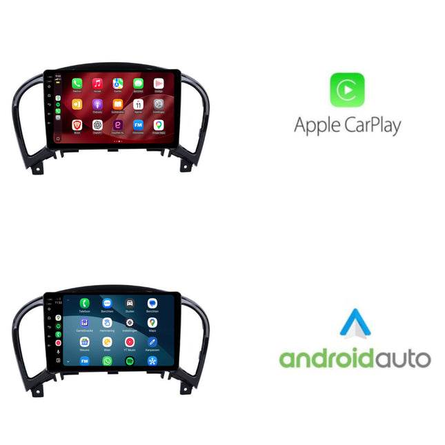 Nissan Juke-radio med CarPlay og Android Auto | 2010 til og med 2019 | 9 tommer | Android 15 | CTX-7187