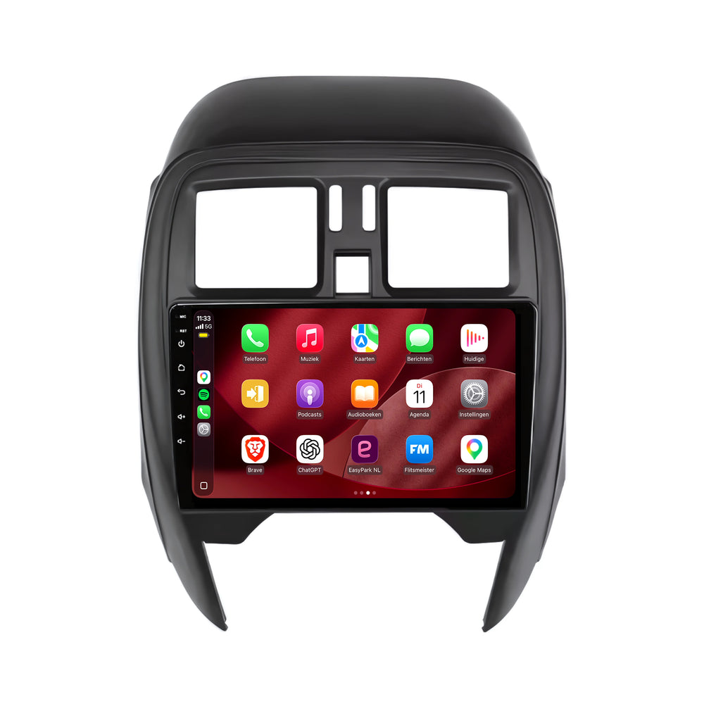 Nissan Micra | Android 15 | 9 inch Autoradio | 2013 t/m 2017 | CarPlay & Android Auto