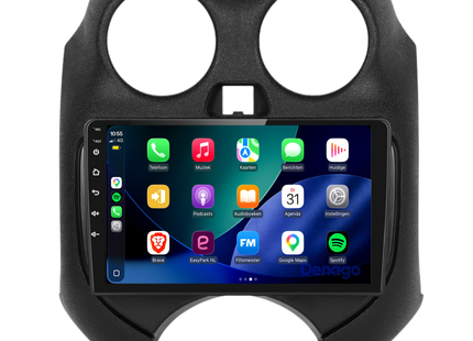 Nissan Micra CarPlay autoradio | 2011 t/m 2016 | Denago DNG-A403 | 9 inch | Android 13 | Draadloos CarPlay & Android Auto