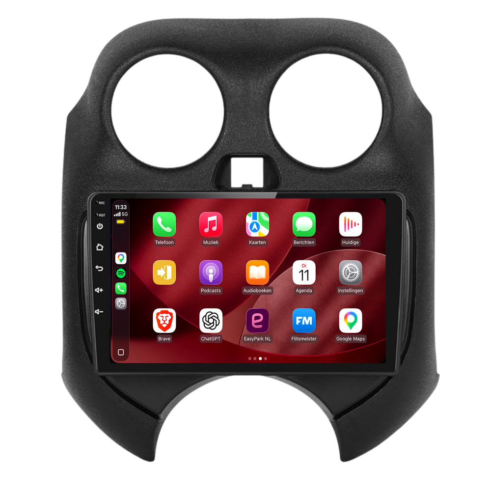 Autoradio Nissan Micra con CarPlay e Android Auto | 2011–2016 | 9 inch | Android 15 | CTX-7403