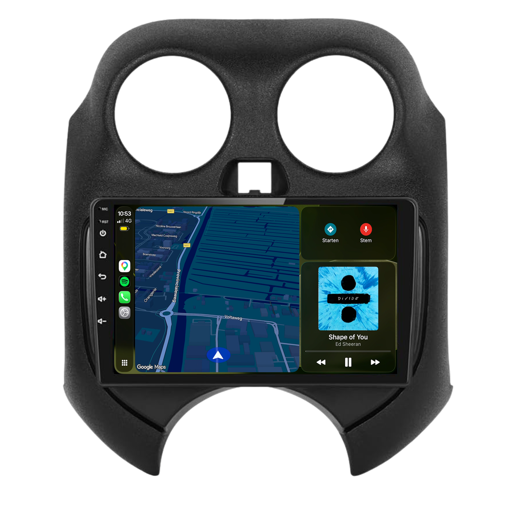 Nissan Micra | Android 13 | Car radio | 2011 to 2016 | CarPlay & Android Auto
