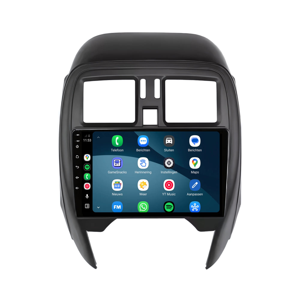 Nissan Micra | Android 15 | 9 inch Autoradio | 2013 t/m 2017 | CarPlay & Android Auto