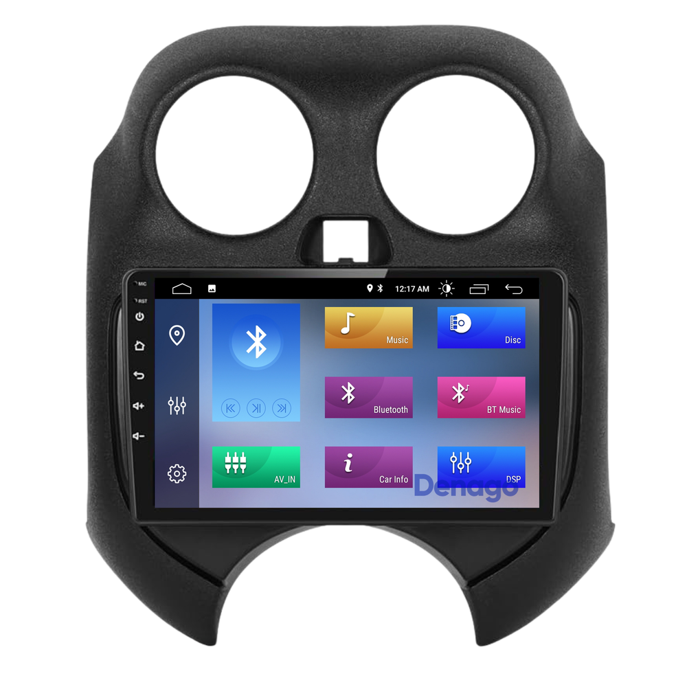 Nissan Micra CarPlay autoradio | 2011 t/m 2016 | Denago DNG-A403 | 9 inch | Android 13 | Draadloos CarPlay & Android Auto