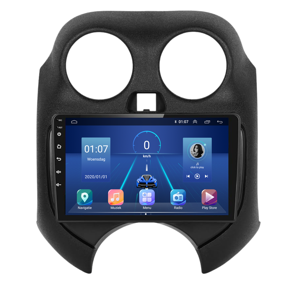 Nissan Micra | Android 13 | Car radio | 2011 to 2016 | CarPlay & Android Auto