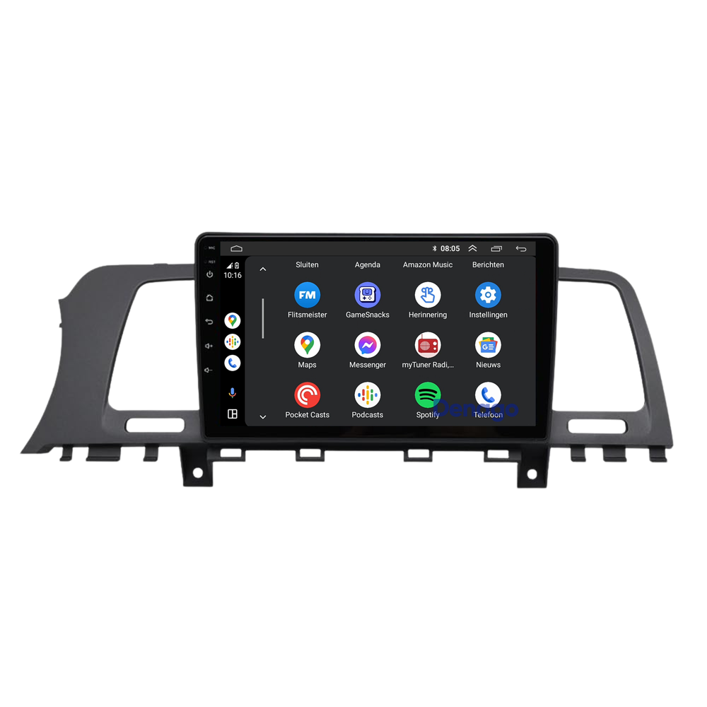 Nissan Murano Z51 CarPlay autoradio | 2008 t/m 2016 | Denago DNG-A385 | 9 inch | Android 13 | Draadloos CarPlay & Android Auto