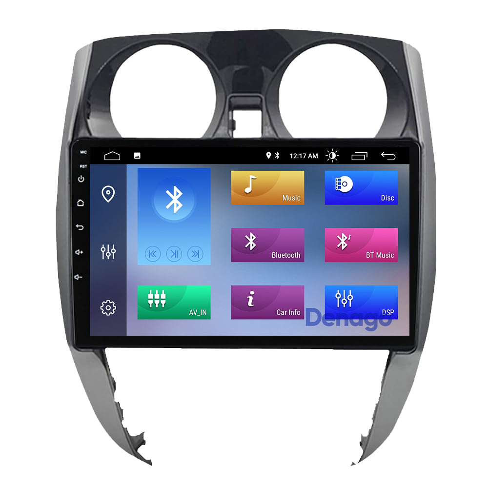 Nissan Note CarPlay autoradio | 2013 t/m 2017 | Denago DNG-A140 | 9 inch | Android 13 | Draadloos CarPlay & Android Auto