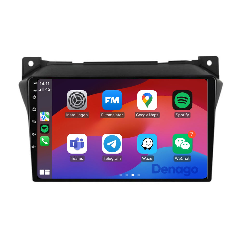 Radio para coche Nissan Pixo CarPlay | 2009 a 2013 | Denago DNG-A340 | 9 pulgadas | Androide 13 | CarPlay inalámbrico y Android Auto