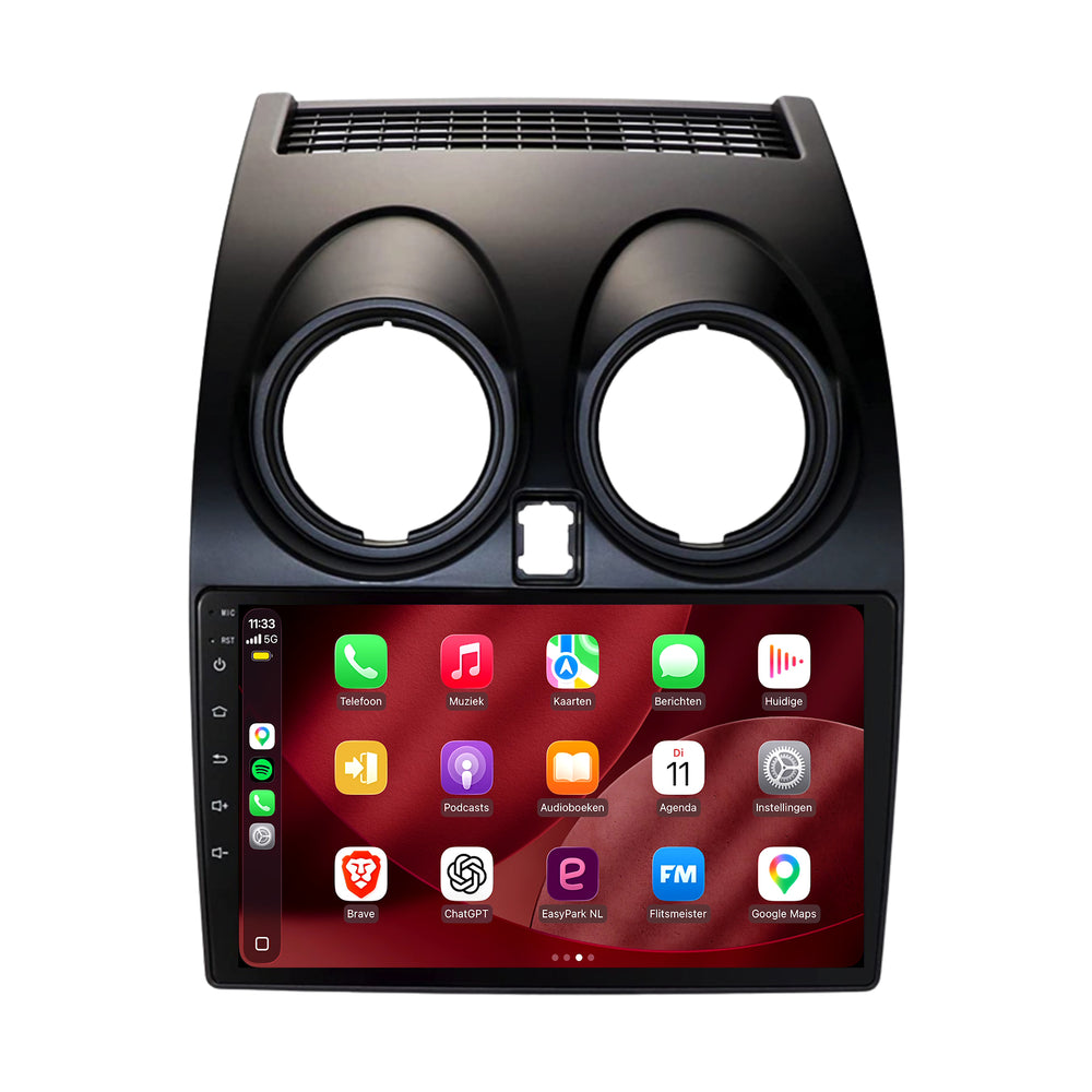 Nissan Qashqai | Android 15 | 9 inch Autoradio | 2007 t/m 2013 | CarPlay & Android Auto