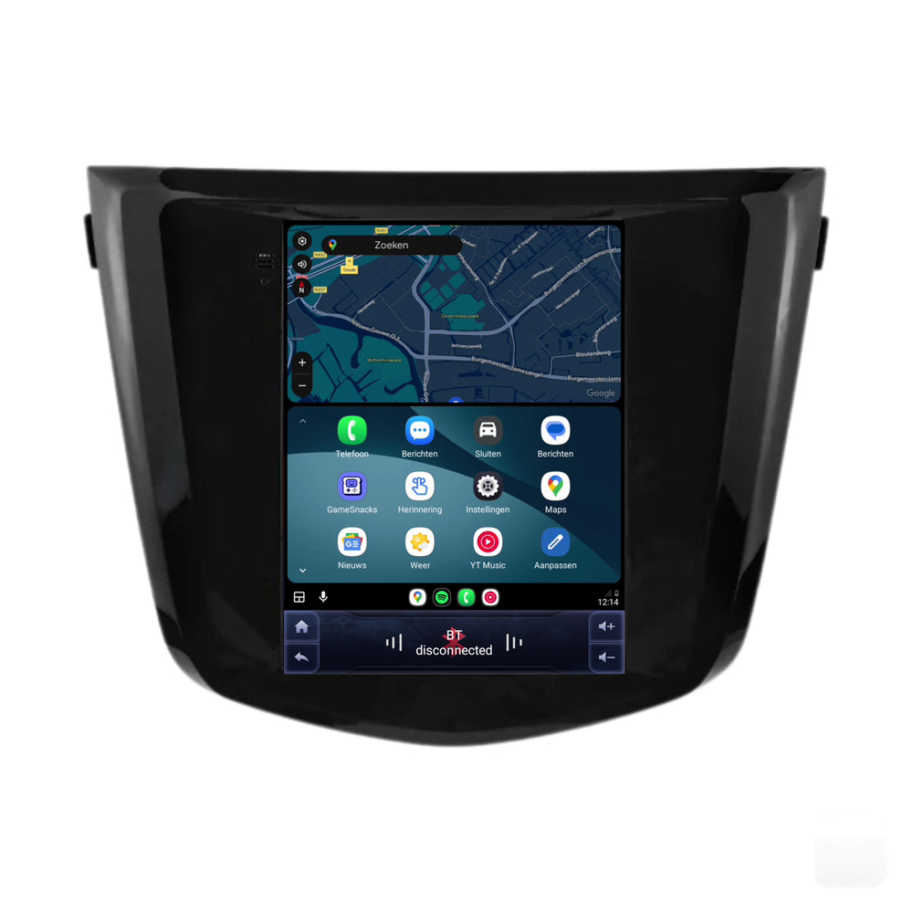 Radio con CarPlay y Android Auto para Nissan Qashqai | 2014–2021 | 9 pulgadas | Android 15 | CTX-7461